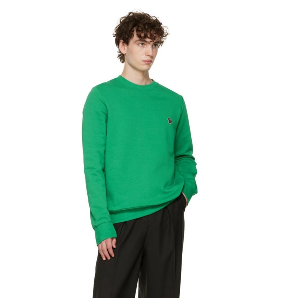 Ps by paul smith green zebra sweatshirt
